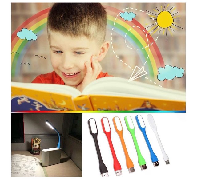 12 Lámparas LED Mini USB Flexibles
