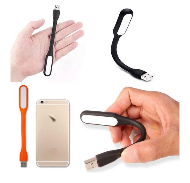 12 Lámparas LED Mini USB Flexibles