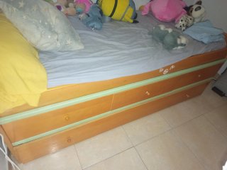 Cama nido con 3 cajones