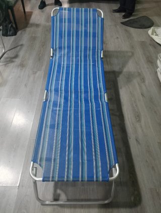 4 Hamacas Playa/Piscina Beige y Gris