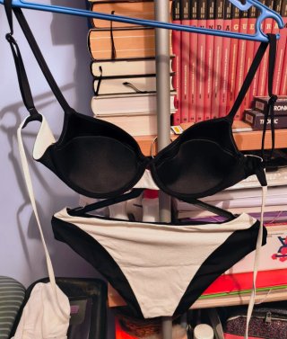 Bikini Calzedonia Taglia 95 Bianco Sfumato