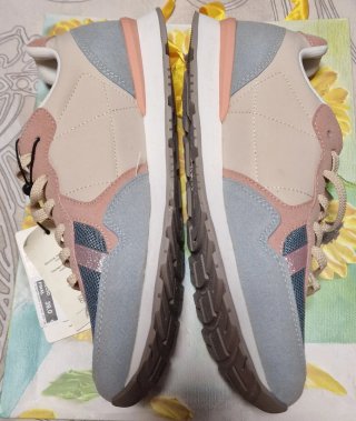 Pepe Jeans zapatillas rosas y azules