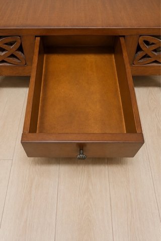 Mueble bajo TV cristal madera