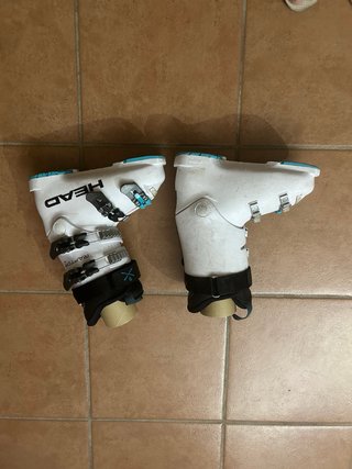 Scarponi sci bambino bianchi