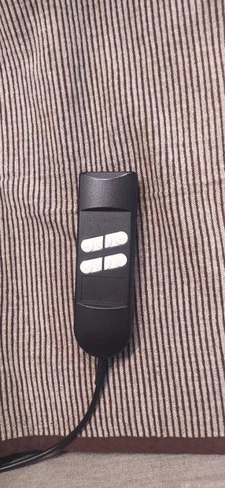 Butaca reclinable elèctrica tela con mando