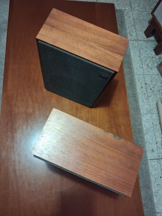 Altavoces vintage alemanes Wega