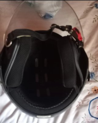 Casco Moto Jet Zeus Negro Mate Talla L