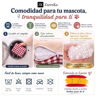 Cama para perro pequeño 56x45