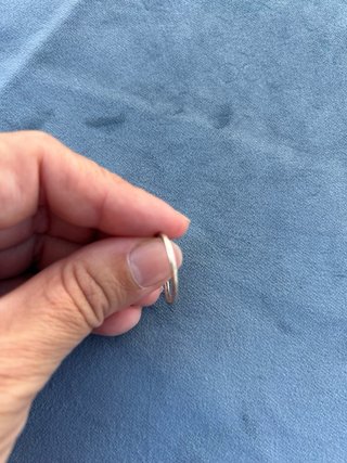 Anillo Oro Blanco 9K con agua marina