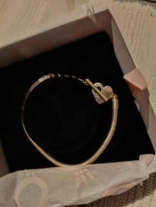 Pulsera Pandora Corazón Plata de Ley .