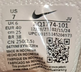 Zapatillas Nike Talla 40 Roja y Blanca