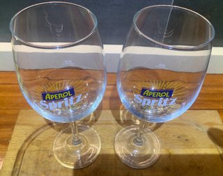 Ghiacciaia Aperol Spritz con 2 bicchieri