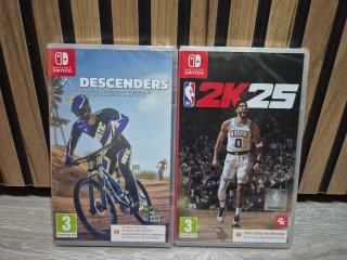 Descenders y NBA 2K25 Nintendo Switch