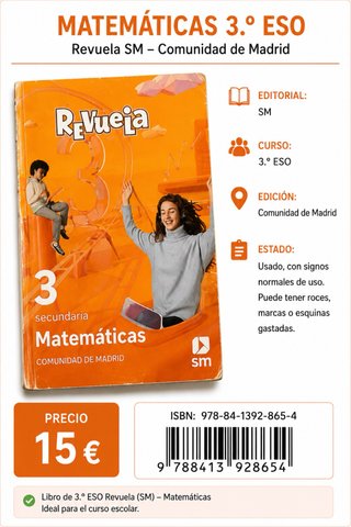 Matemáticas 3 secundaria Revuela