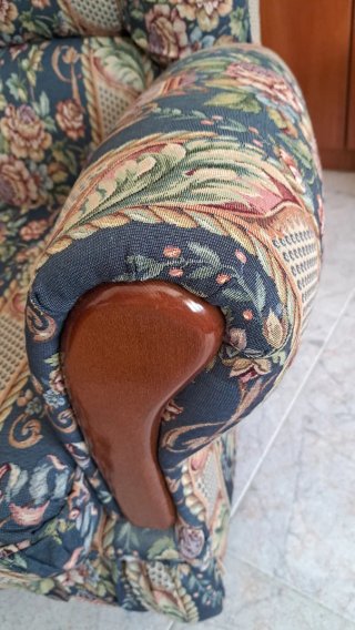 Butaca Orejera Tela Estampada