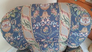 Butaca Orejera Tela Estampada