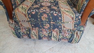 Butaca Orejera Tela Estampada