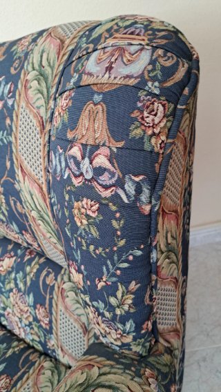 Butaca Orejera Tela Estampada