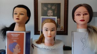 Material de peluqueria y para cursos de peluquria.