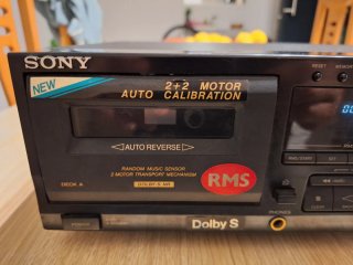 Sony tc-wr645s dolby S pletina deck doble cassette