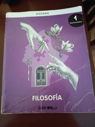Filosofía 1º Bachillerato. Libro del estudiante...