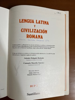 Lengua Latina y Civilización Romana