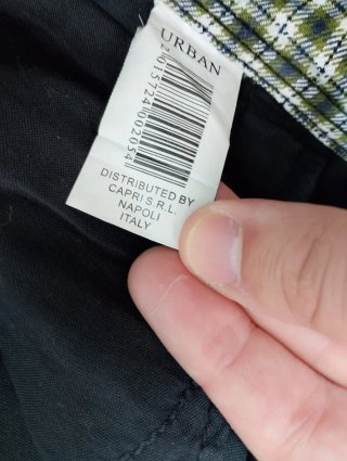 Pantaloni Cargo Y2K Uomo Neri