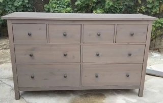 Conjunto Muebles Salón Grisaseo de madera
