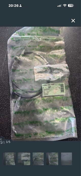 Cable Accionamiento Viking 6358-700-7500