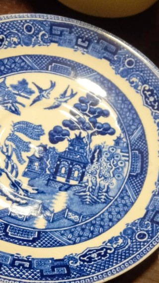 Juego de Té Inglés Johnson Brothers "Blue Willow"