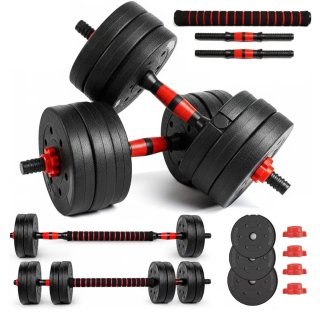 Manubri regolabili 15 kg (rosso)