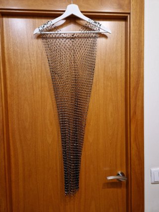 Vestido de embarazada com brillantes