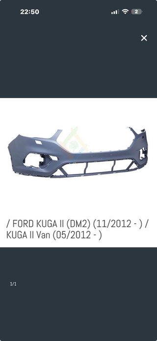 Paragolpes Delantero Ford Kuga II (DM2)