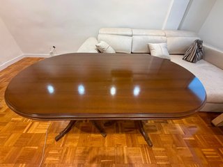 MESA COMEDOR MADERA MACIZA EXTENSIBLE 1,60 → 2,30