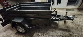 Remolque robusto para motos y laterales para carga