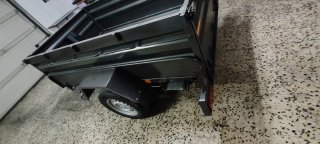 Remolque robusto para motos y laterales para carga