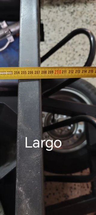 Remolque robusto para motos y laterales para carga