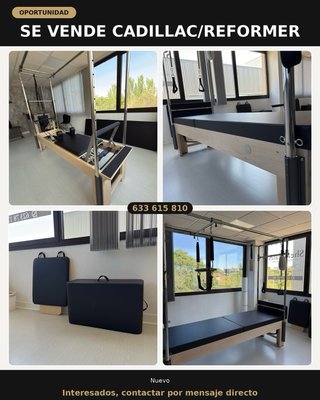 Oportunidad-  Cadillac/Reformer Pilates Máquina