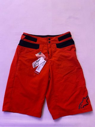 Alpinestars Pantaloneta Roja y Negra