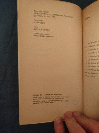 Introducción a la literatura fantástica