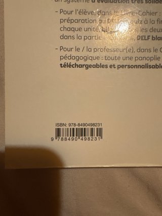 PARTAGE A2/B1 LIVRE+CAHIER