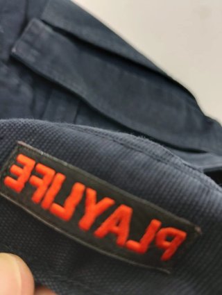 Pantaloni Cargo Y2K Uomo Blu