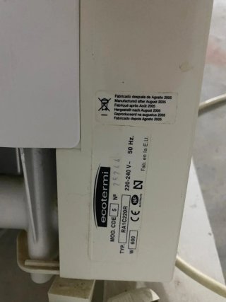 5 Radiadores Acumuladores Eléctricos