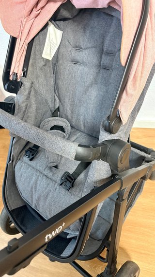 Carrito bebé Asalvo Two+ 3 en 1 gris