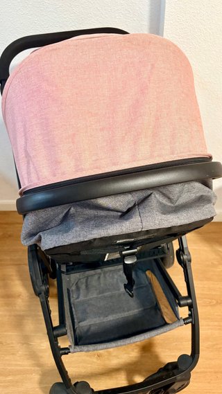 Carrito bebé Asalvo Two+ 3 en 1 gris
