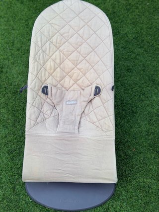 Hamaca bebé BabyBjörn  beige , regalo funda azul