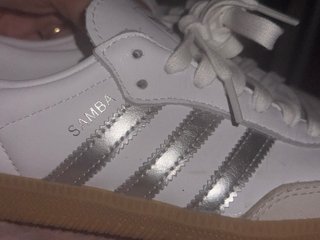 Adidas Samba Og Blancas y Plateadas