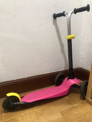 Patinete infantil 3 ruedas rosa