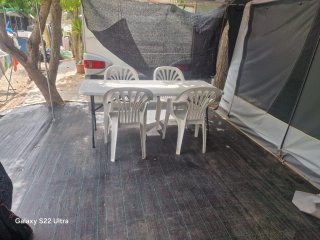 Caravana fija camping arc de bara