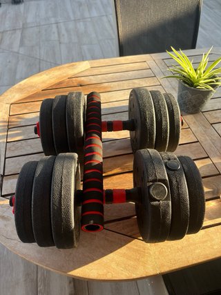 Mancuernas ajustables para gimnasio